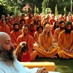 Bhagwan im Garten